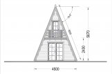 Log Cabin TIPI (44 mm), 4.5x7 m (15'x23'), 23 m² + 14 m² Loft specification 3