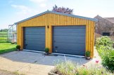 Double Wooden Garage SILVIA DUO ALT (34 mm + Cladding), 6x6 m (20'x20'), 36 m² customer 2