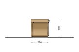 Outdoor Sauna FREJA (44 mm), 4.5x2.5 m, 4.85 m² specification 5