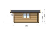 Log Cabin LILLE (44 mm), 4x5 m (13'x16'), 20 m² specification 5