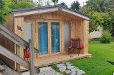 Garden Log Cabin PIA (34 mm + Cladding), 4x3 m (13'x10'), 12 m² customer 3