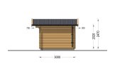 Garden Log Cabin OLYMP (34 mm), 4x3 m (13'x10'), 12 m² specification 5