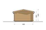 Garden Log Cabin LILLE (34 mm), 4x3 m (13'x10'), 12 m² specification 4