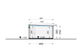 Granny Annexe PREMIUM S (Insulated, 34 mm + Cladding), 10.5x4.5 m (35'x15'), 47 m² specification 6