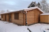 Log Cabin House LIMOGES (44+44 mm), 103 m² customer 2