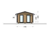 Granny Annexe DIANA Classic M (34 mm + Cladding), 7.5x4.2 m (25'x14'), 26 m² specification 3