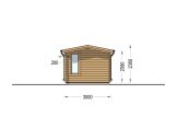 Garden Room POOLHOUSE (44 mm), 4x3 m (13'x10'), 12 m² specification 5