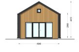 Log Cabin SARA With Loft (34 mm + Cladding + Insulation), 20 m² specification 3