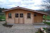Log Cabin CLARA With Shed Attached (44 mm), 7x4 m (23'x13'), 28 m² customer 3