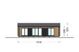 Granny Annexe SELENE M (44 mm + Cladding), 10.2x6.2 m (34'x20'), 63 m² specification 3