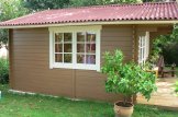 Log Cabin WISSOUS (44 mm), 5x4 m (16'x13'), 20 m² customer 3