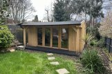Garden Cabin EMMY S (Insulated, 34 mm + Cladding), 5x3 m, 15 m² customer 2