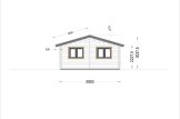 Log Cabin House AGNES S (44+44 mm + Insulation), 75 m² specification 3