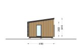 Granny Annexe DIANA Modern FM (Insulated, 34 mm + Cladding), 7.5x4.2 m (25'x14'), 26 m² specification 3