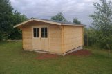 Garden Log Cabin PALMA (34 mm), 4x4 m (13'x13'), 16 m² customer 3