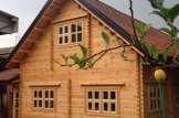 Log Cabin House VERA (66 mm), 132 m² + 13.5 m² Terrace customer 1
