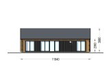 Log Cabin ADALINE (34 mm + Cladding), 50 m² specification 2