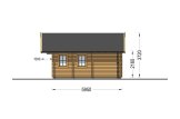 Log Cabin With Loft SCOOT S (34+34 mm), 4.5x6 m (15'x20'), 27 m² + 9 m² specification 6