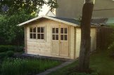 Garden Log Cabin LILLE (34 mm), 4x3 m (13'x10'), 12 m² customer 1