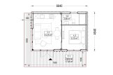 Garden Room PREMIUM (34 mm + Cladding), 6.5x4.5 m (21’x15’), 26 m² specification 1