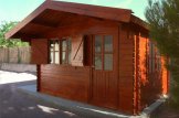 Garden Log Cabin DREUX (34 mm), 4x4 m (13'x13'), 16 m² customer 2