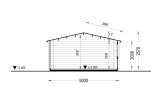 Log Cabin DREUX (34 mm), 5x4 m (16'x13'), 20 m² specification 6