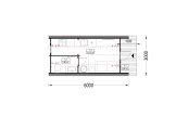 Garden Pod BRETA S (44 mm), 3x6 m (10'x20'), 18 m² specification 1