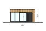 Garden Room PREMIUM (34 mm + Cladding), 5x4 m (17’x13’), 18 m² specification 2