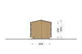 Outdoor Sauna SERENE (34 mm + Cladding), 5.3x2.5 m, 5 m² specification 4