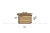 Garden Log Cabin ELEONORA (34 mm), 6.6x3 m, 20 m² specification 5