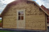 Single Wooden Garage BARN (44 mm), 5x6 m (16'x20') customer 2
