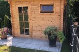 Garden Log Cabin MODERN (28 mm), 3x2 m (10'x7'), 6 m² customer 3