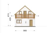 Log Cabin House LANGON S (44+44 mm), 95 m² specification 4