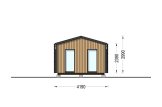 Granny Annexe DIANA Modern M (Insulated, 34 mm + Cladding), 7.5x4.2 m (25'x14'), 26 m² specification 5