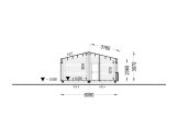 Granny Annexe NICOLE M (44 mm + Cladding), 12.7x6.2 m (42'x20'), 68 m² specification 7
