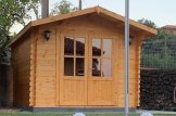 Garden Log Cabin PETER (34 mm), 3x3 m (10'x10'), 9 m² customer 1
