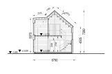 Log Cabin House ASTRID PV S (44 mm + cladding), 99 m² specification 5