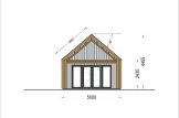 Log Cabin AGATA S With Loft (34 mm + Cladding), 39 m² specification 3