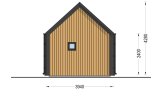 Log Cabin SALLY (34 mm + Cladding + Insulation), 20 m² specification 4
