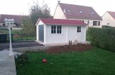 Single Wooden Garage CLASSIC (44 mm), 3.6x5.4 m (12'x18'), 20 m² customer 1