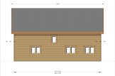 Log Cabin House VERA S (44 mm + Cladding), 126 m² specification 5