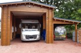 Wooden Garage For A Camping Car (44 mm), 4x8 m (13'x26'), 32 m² customer 1