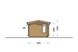 Garden Room POOLHOUSE (44 mm), 4x3 m (13'x10'), 12 m² specification 3