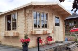 Garden Log Cabin DREUX (44 mm), 4m x 3m (13'x10'), 12 m² customer 1