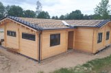 Log Cabin House BERTA (66 mm), 72 m² With 18 m² Terrace And 20 m² Garage customer 3