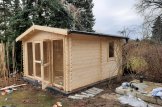 Outdoor Sauna ELDA (44 mm), 3x4 m, 12 m² customer 2