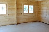Double Wooden Garage MULTI (44 mm) 6x6 m With Single Carport 3x6 m customer 3
