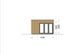 Granny Annexe PREMIUM (34 mm + Cladding), 7.5x4 m (25'x13'), 30 m² specification 5