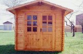 Log Cabin Shed MINI (28 mm), 3x2 m (10'x7'), 6 m² customer 1