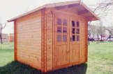 Log Cabin Shed NANO (28 mm), 2.5x2 m (8'x7'), 5 m² customer 1